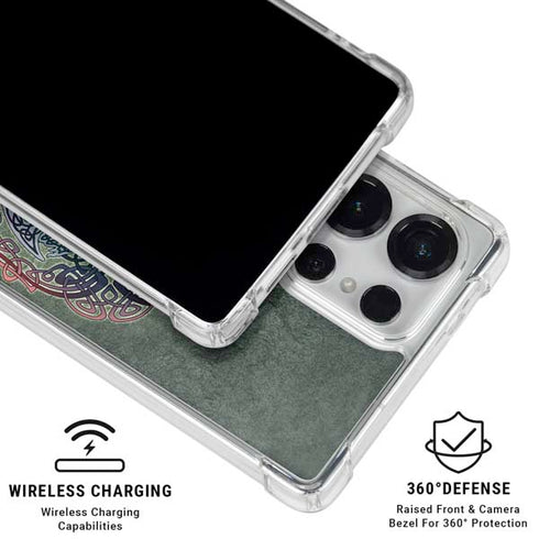 Celtic Dragon by Brigid Ashwood Galaxy S25 Ultra Clear Case